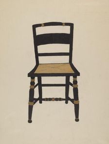 Hitchcock Chair, 1935/1942. Creator: Genevieve Sherlock
