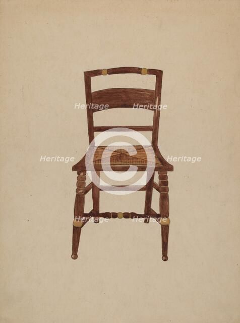 Hitchcock Chair, 1935/1942. Creator: Genevieve Sherlock.