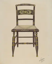 Hitchcock Chair, 1936. Creator: Lawrence Flynn