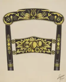 Hitchcock Chair Back, 1936. Creator: Lawrence Flynn