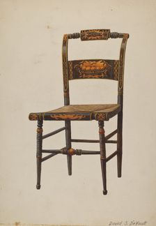 Hitchcock Chair, c. 1941. Creator: David S De Vault