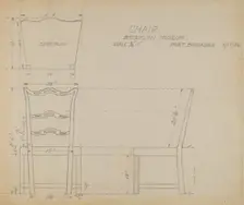 Hitchcock Chair, c. 1936. Creator: Robert Brigadier
