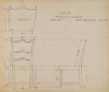 Hitchcock Chair, c. 1936. Creator: Robert Brigadier
