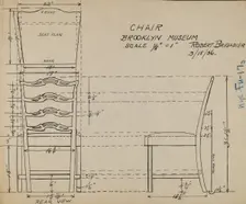 Hitchcock Chair, c. 1936. Creator: Robert Brigadier