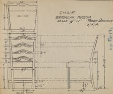 Hitchcock Chair, c. 1936. Creator: Robert Brigadier
