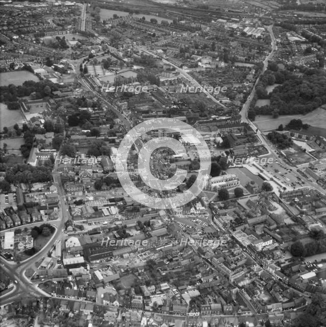 Hitchin, Hertfordshire, 1964. Artist: Aerofilms.