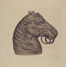 Hitching Post, 1935/1942. Creator: Unknown