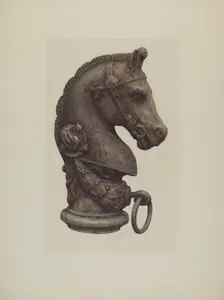 Hitching Post, 1935/1942. Creator: Unknown