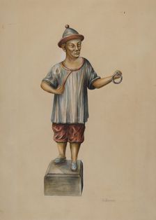 Hitching Post, 1935/1942. Creator: Charles Bowman