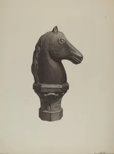 Hitching Post, 1935/1942. Creator: Michael Riccitelli