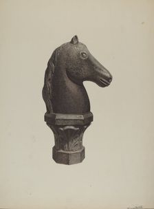 Hitching Post, 1935/1942. Creator: Michael Riccitelli