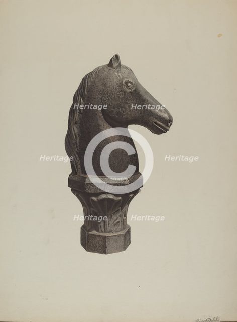Hitching Post, 1935/1942. Creator: Michael Riccitelli.