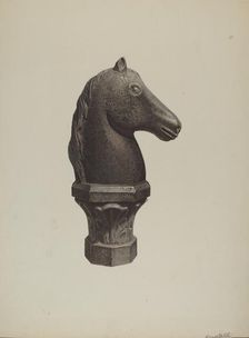 Hitching Post, 1935/1942. Creator: Michael Riccitelli