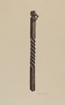 Hitching Post, c. 1936. Creator: Pearl Torell