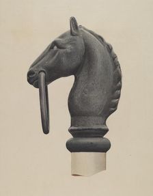 Hitching Post, c. 1938. Creator: Albert Ryder
