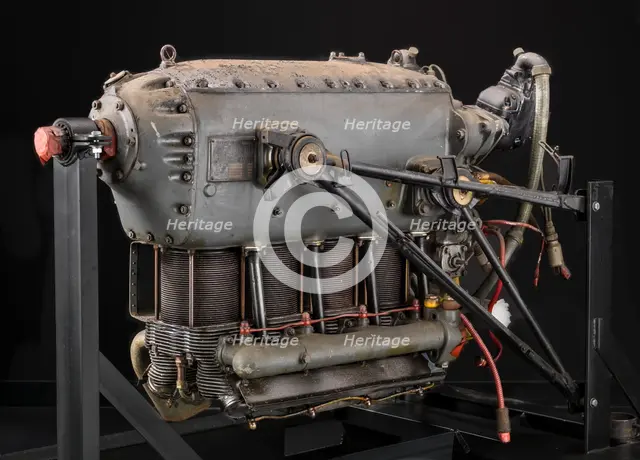 Hitachi Hatsukaze 11, Ha 11 Model 11, Inverted In-line 4 Engine, 1941. Creator: Hitachi Manufacturing Plant.