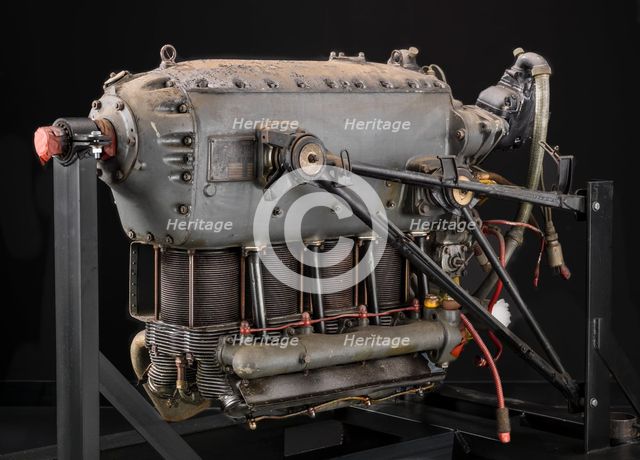 Hitachi Hatsukaze 11, Ha 11 Model 11, Inverted In-line 4 Engine, 1941. Creator: Hitachi Manufacturing Plant.