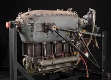 Hitachi Hatsukaze 11, Ha 11 Model 11, Inverted In-line 4 Engine, 1941. Creator: Hitachi Manufacturing Plant