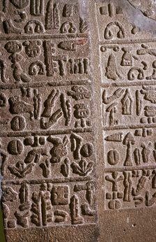 Hittite Hieroglyphs, c9th century BC