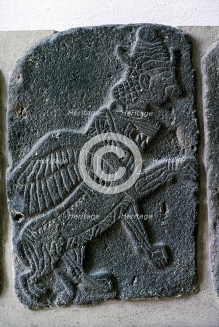 Hittie relief, Tel Halaf,  6100 BC - 5100 BC. Artist: Unknown.