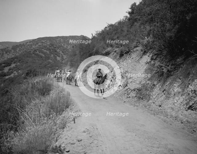 Hitting the trail, c.between 1910 and 1920. Creator: Unknown.