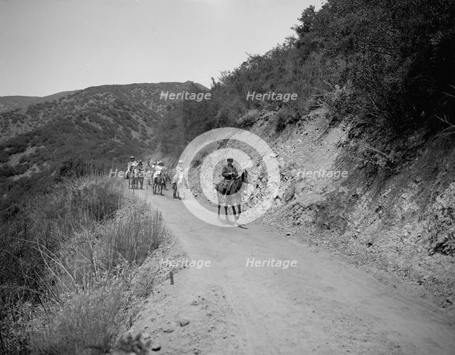 Hitting the trail, c.between 1910 and 1920. Creator: Unknown.