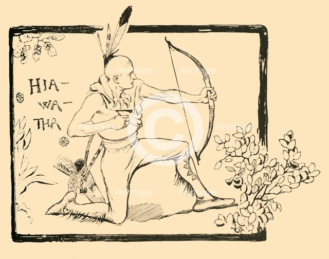 'Hiawatha', 1882. Creator: Unknown.