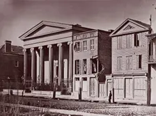Hibernian Hall, Charleston, ca. 1864. Creator: George N. Barnard
