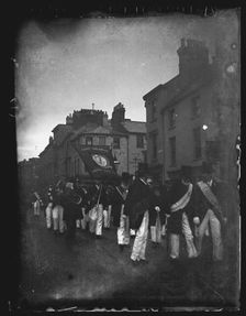 Hibernian Society Procession, Cardiff, 1892. Creator: William Booth