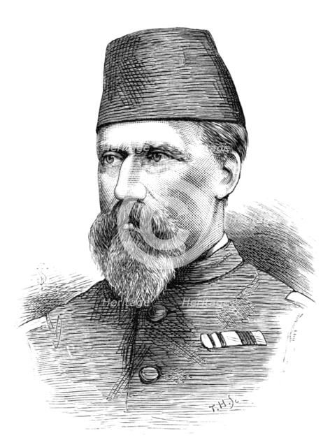 Hicks Pasha (Major-General Hicks), Commander of the Egyptian Army destroyed in the Sudan, 1883. Creator: Unknown.