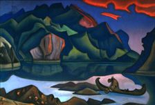 Hidden Treasure 1947. Creator: Roerich, Nicholas (1874-1947)