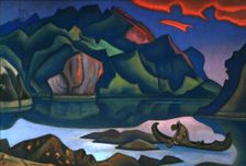 Hidden Treasure, 1947. Artist: Roerich, Nicholas (1874-1947)