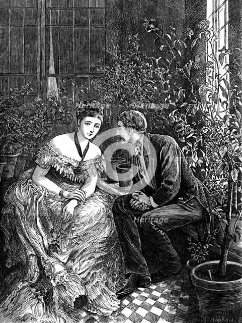 Hide and Seek, 1873. Creators: A. Hopkins, Joseph Swain.