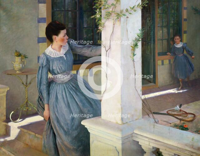 Hide and seek, 1890. Creator: Rosset-Granger, Édouard (1853-1934).