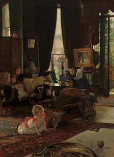 Hide and Seek, c. 1877. Creator: James Tissot
