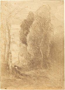 Hide-and-Seek (Cache-cache), 1858. Creator: Jean-Baptiste-Camille Corot
