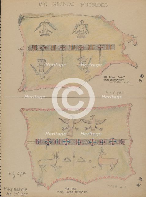 Hide Robes, 1935. Creator: Mary Berner.