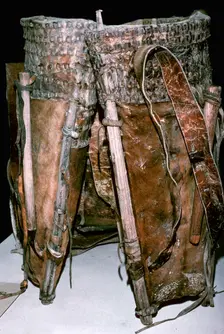 Hide rucksack found in salt mines, 6th century BC