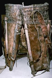 Hide rucksack found in salt mines, 6th century BC