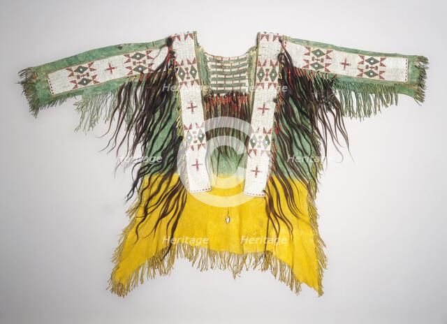 Hide Shirt, c. 1890. Creator: Unknown.