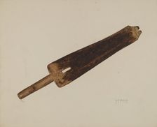 Hide Stretcher, c. 1938. Creator: George Bobholz
