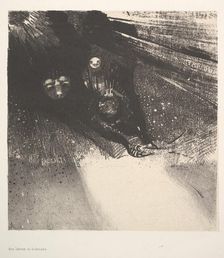 Hideous Larvae, 1896. Creator: Odilon Redon