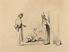 Hiding the "louis", c. 1914/1919. Creator: Jean Louis Forain