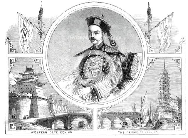 Hien-Fou, the Emperor of China, 1860. Creator: Smyth.