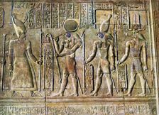 Hieroglyphic relief, Temple of Kom Ombo, Egypt, 20th Century