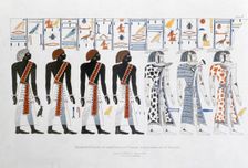 Hieroglyphics from the Tombs of the Kings at Thebes, discovered by G Belzoni 1820-1822. Creator: Charles Joseph Hullmandel