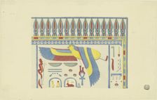 Hieroglyphs framed by a vegetal and geometric band, 1829-1830. Creator: Friedrich Maximilian Hessemer