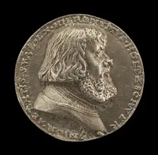Hieronymus Holzschuher, 1469-1529, Patrician of Nuremberg [obverse], 1529. Creator: Matthes Gebel