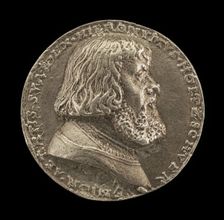 Hieronymus Holzschuher, 1469-1529, Patrician of Nuremberg [obverse], 1529. Creator: Matthes Gebel