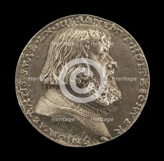 Hieronymus Holzschuher, 1469-1529, Patrician of Nuremberg [obverse], 1529. Creator: Matthes Gebel.